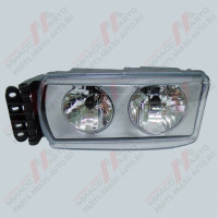 Фара Стралис правая в сборе (лампа H7) Stralis с корр. ('03-'06)